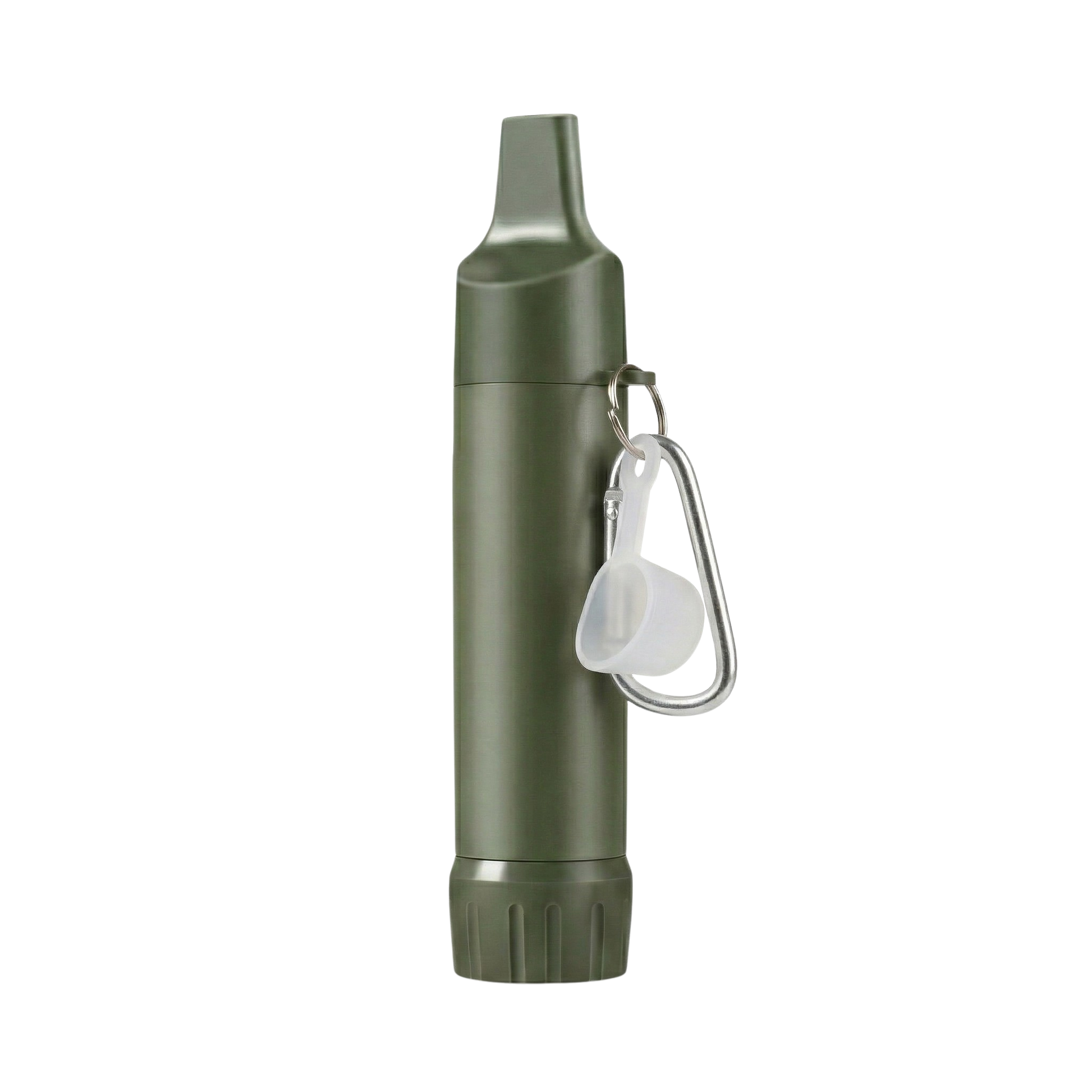 Groene Waterfilter van Prepperbasis die water filtert tot 99.99% van alles