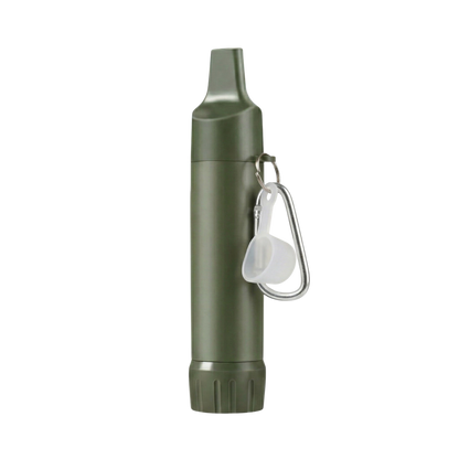 Groene Waterfilter van Prepperbasis die water filtert tot 99.99% van alles